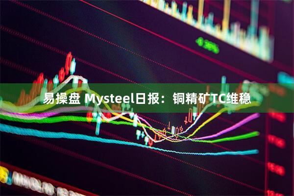 易操盘 Mysteel日报：铜精矿TC维稳